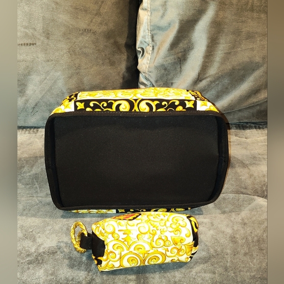 NWOT Authentic Gianni Versace Baroque Medusa Fabric Matching Handbag Set - Picture 16 of 16